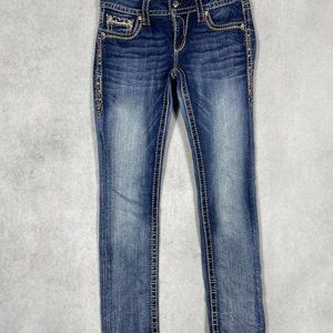 Rock Revival Celina Straight Women's Size 28 Medium Wash Blue Jeans